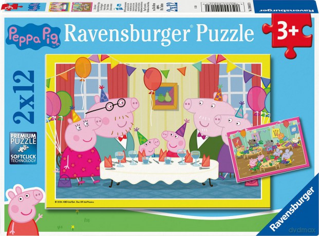 Ravensburger Puzzle Peppa Pig Time To Celebrate 2x12 pcs 12004017