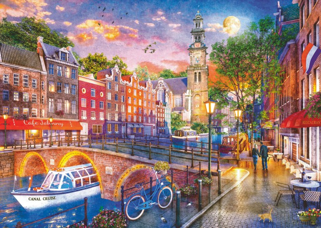 Ravensburger Puzzle Sunset over Amsterdam 1000pcs 12000884