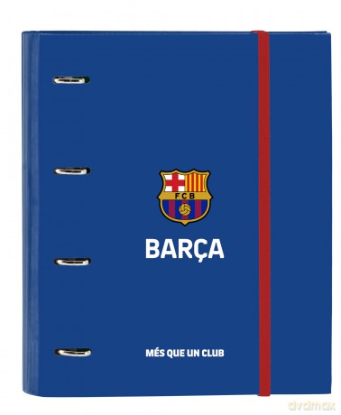 Safta A4 4 Rings Binder W 100 Sheets FCBarcelona 2 Equipacion 512326666