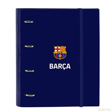 Safta A4 4 Rings Binder W 120 Sheets FCBarcelona 1 Equip 2324 512329666