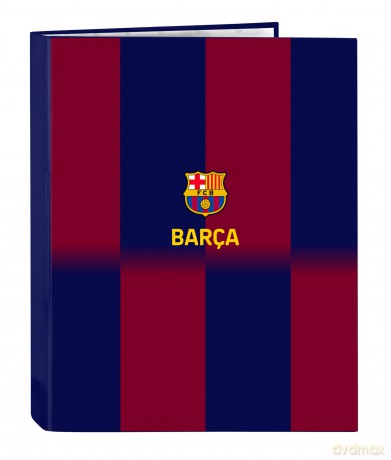 Safta FC Barcelona 2526 Home Kit Folio Cardboard 4 Rings Binder 512529067