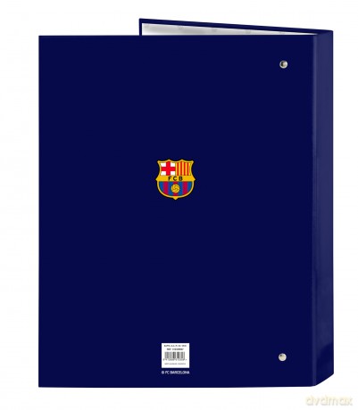 Safta FC Barcelona 2526 Home Kit Folio Cardboard 4 Rings Binder 512529067