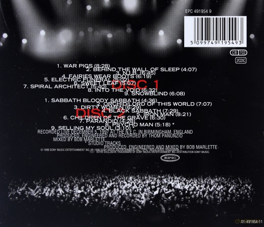 Black Sabbath: Reunion [2CD]