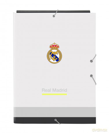 Safta Real Madrid 2526 Home Kit Folio Cardboard Elastic Binder 512554068