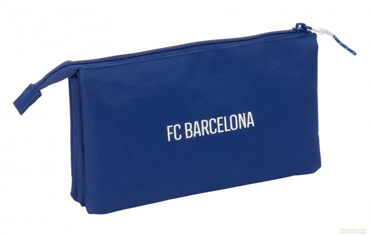 Safta Triple Pencil Case FC Barcelona Navy Blue 812525744