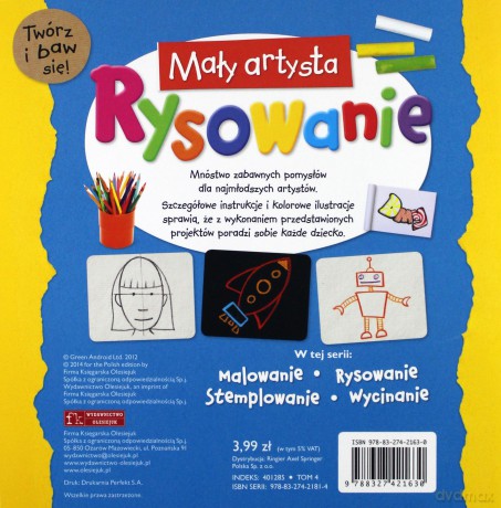 Mały artysta. Rysowanie [KSIĄŻKA]
