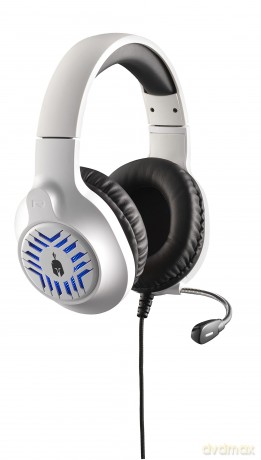Spartan Gear Medusa Wired Headset compatible with PC playstation 4 playstation 5 xboxone xbox series xs switch color WhiteBlack