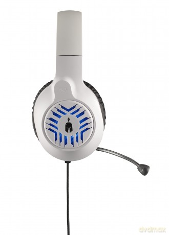 Spartan Gear Medusa Wired Headset compatible with PC playstation 4 playstation 5 xboxone xbox series xs switch color WhiteBlack