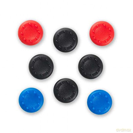 Spartan Gear Silicon Thumb Grips Universal 8pcs colour 4pcs Black 2pcs Red 2pcs Blue