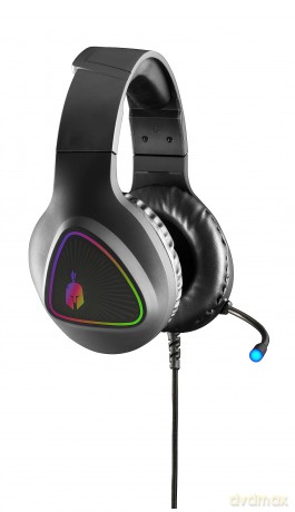 Spartan Gear Thorax 2 Wired Headset compatible with PC playstation 4 playstation 5 xboxone xbox series xs switch color Black