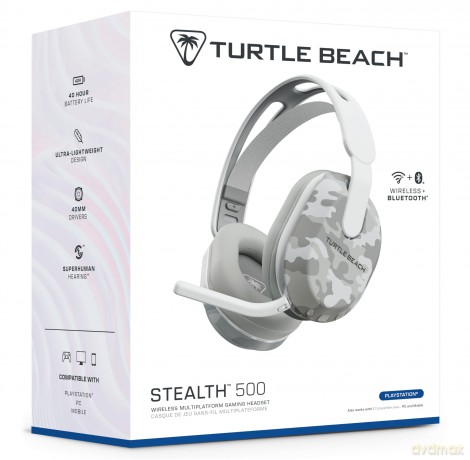 Turtle Beach Stealth 500 Wireless Gaming Headset Gen 3 For PS PC Mobile Color Arctic Camo