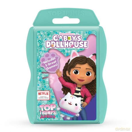 Winning Moves Top Trumps Juniors Gabbys Dollhouse Card Game WM04165EN16