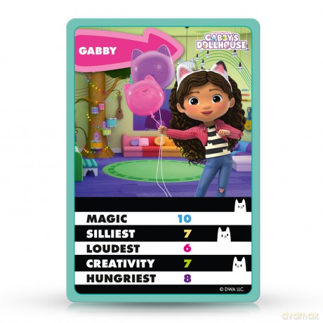 Winning Moves Top Trumps Juniors Gabbys Dollhouse Card Game WM04165EN16