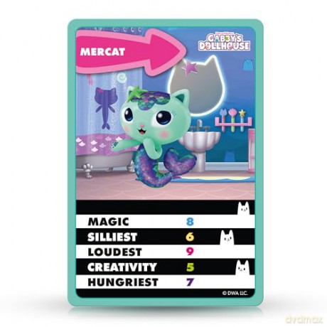Winning Moves Top Trumps Juniors Gabbys Dollhouse Card Game WM04165EN16