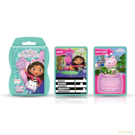 Winning Moves Top Trumps Juniors Gabbys Dollhouse Card Game WM04165EN16
