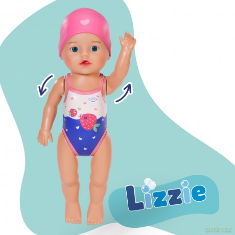 Zapf Creation Baby Born Lizzie Swimmer Doll 30cm 839454