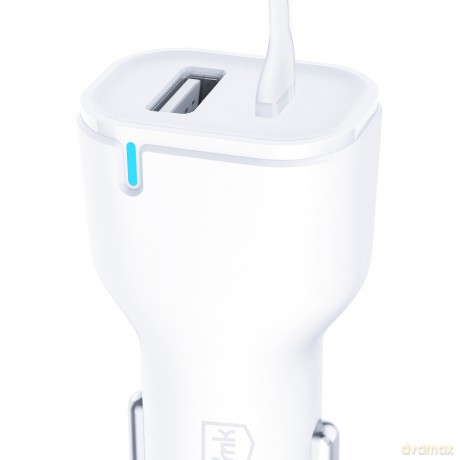 3mk Car Charger 20W PD3.0 QC 3.0 USB 1A1C White MM
