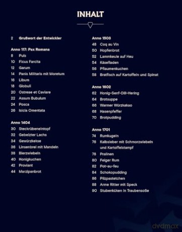 Anno: The Official Cookbook German Version