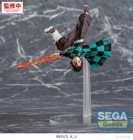 Demon Slayer: Kimetsu no Yaiba Luminasta PVC Figure Tanjiro Kamado Hinokami Kagura Setting Sun Transformation 15 cm [FIGURKA]
