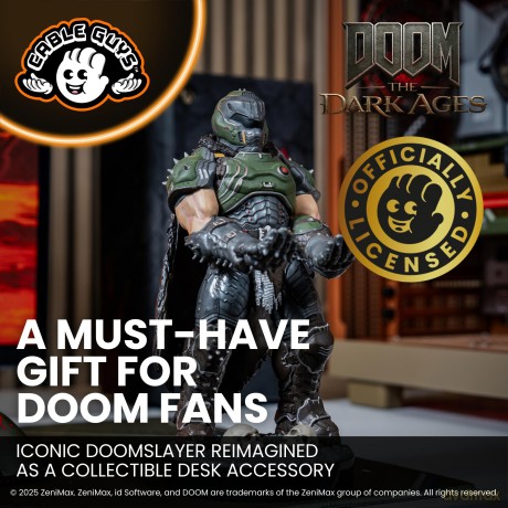 Doom Doomslayer Cable Guys Controller Holder and Phone Stand 25cm