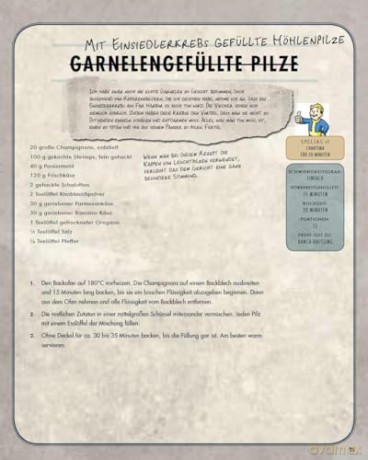 Fallout: The Official Cookbook for Vault Dwellers German Version