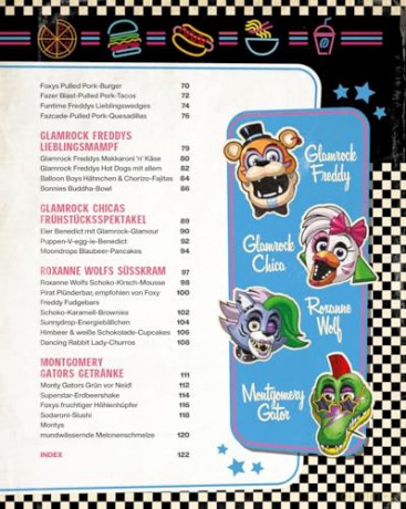 Five Nights at Freddy's: The Official Cookbook - Over 40 Exciting Recipes! German Version