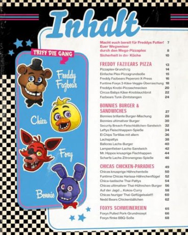 Five Nights at Freddy's: The Official Cookbook - Over 40 Exciting Recipes! German Version