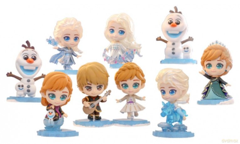 Frozen Cosbi Mini Figures 8 cm Blind Box Display (8) [FIGURKA]