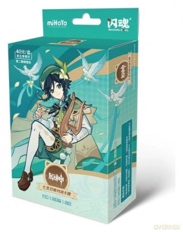 Genshin Impact Trading Card Game - Pre-Build Starter Deck 01 - Venti - Series 2 Chinese Version
