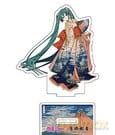 Hatsune Miku x Katsushika Hokusai iXima Die-Cut Acrylic Stand Fine Wind, Clear Morning 10 cm (5) [FIGURKA]