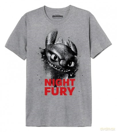 How to Train Your Dragon T-Shirt Night Fury Size L