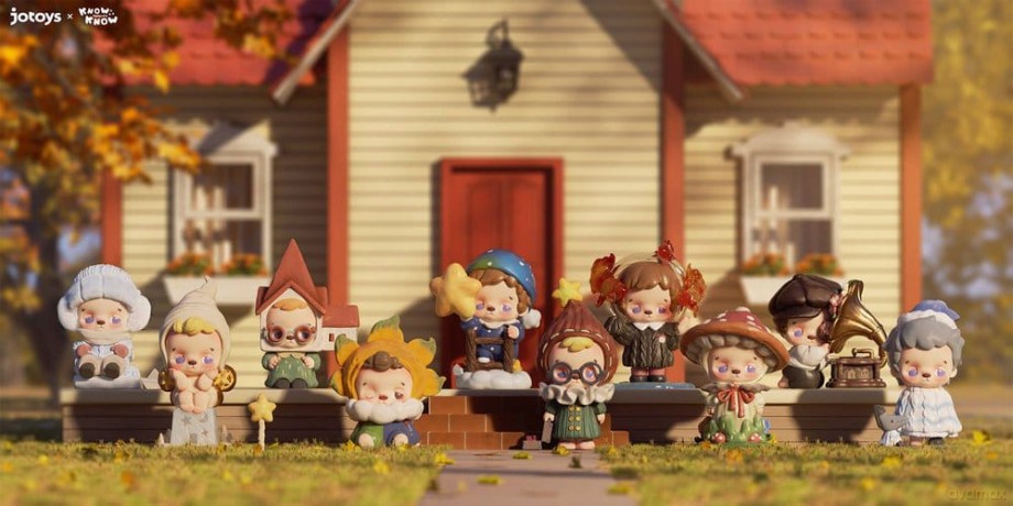 Knowknow Monster Hopscotch PVC Mini Figures Blind Box 12 cm Display (9) [FIGURKA]