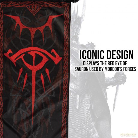 Lord of the Rings Replica 1/1 Sauron War Banner 140 cm [FIGURKA]