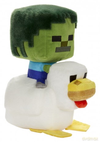 Minecraft Deluxe Pluszowa Figurka Chicken Jockey 20 cm