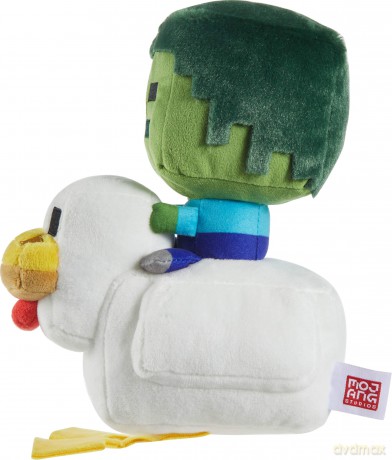 Minecraft Deluxe Pluszowa Figurka Chicken Jockey 20 cm
