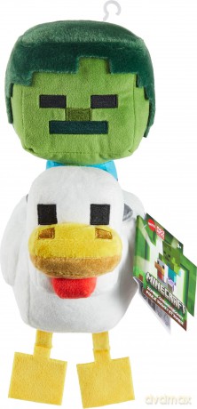 Minecraft Deluxe Pluszowa Figurka Chicken Jockey 20 cm