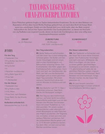 Taylor's Kitchen: The Ultimate Swiftie Cookbook German Version