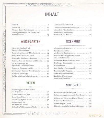 The Witcher: The Official Cookbook - Recipes, Legends and Culinary Tales German Version