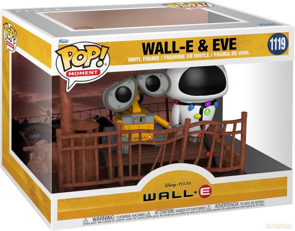 Wall-E POP Moment! Vinyl Figures 2-Pack Wall-E & Eve 9 cm [FIGURKA]