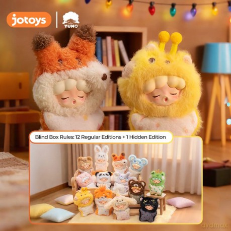 Yumo Angry animals Plush Mini Figures Blind Box 9 cm Display (12) [FIGURKA]