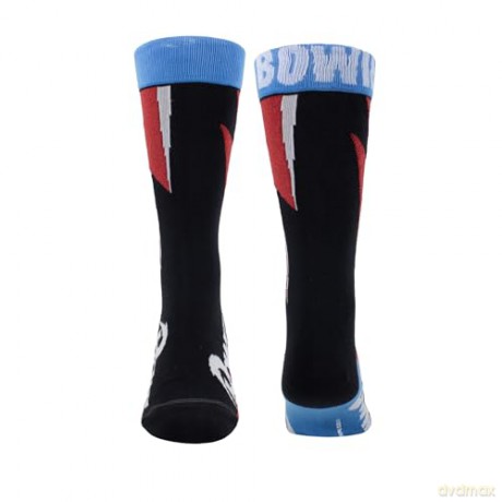 David Bowie: David Bowie Red Flash Crew Socks (One Size)