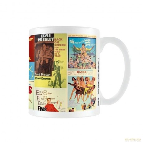 Elvis: Elvis Presley White Pod Kubek