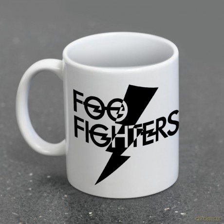 Foo Fighters: Foo Fighters (Lightning) White Pod Kubek