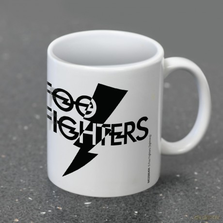 Foo Fighters: Foo Fighters (Lightning) White Pod Kubek