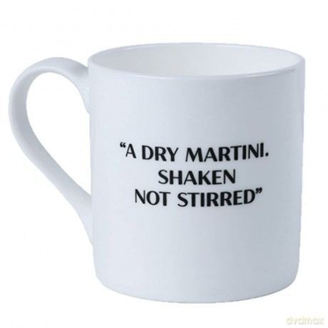James Bond: James Bond (Martini Recipe) Fine China Kubek