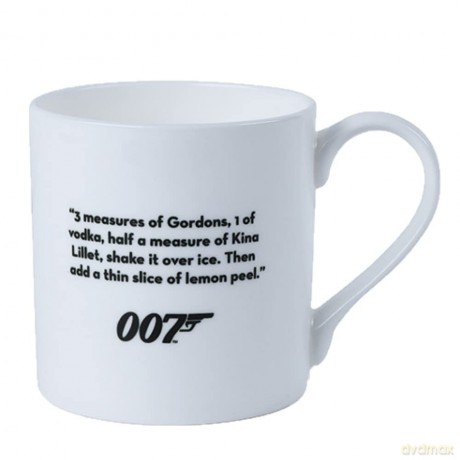 James Bond: James Bond (Martini Recipe) Fine China Kubek
