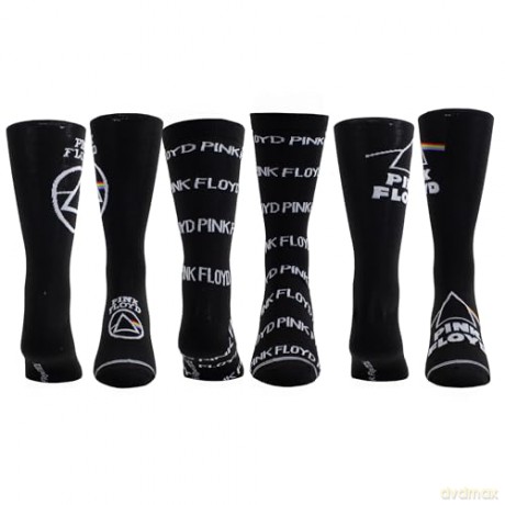 Pink Floyd: Pink Floyd Socks 3 Pack In Guitar Tin (One Size)