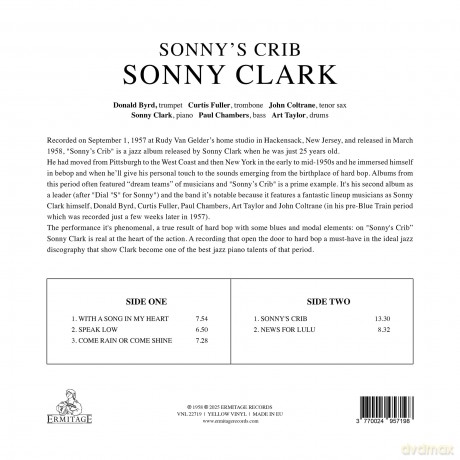 Sonny Clark: Sonnys Crib (Yellow) [Winyl]