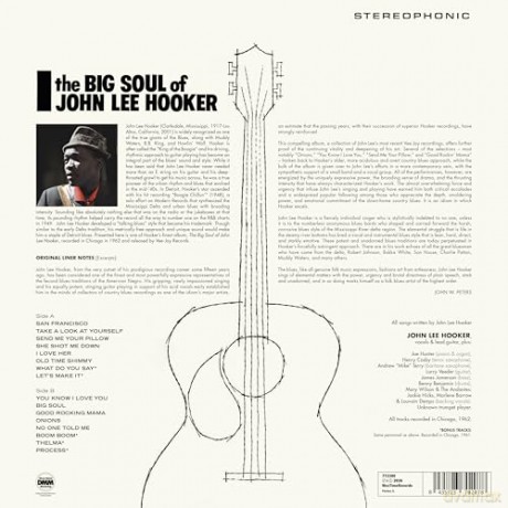 John Lee Hooker: The Big Soul Of John Lee Hooker (+4 Bonus Tracks) (Limited) [Winyl]
