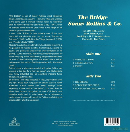 Sonny Rollins: The Bridge (Yellow) [Winyl]